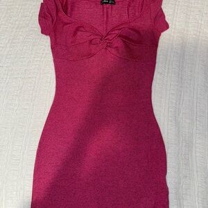 SHEIN Fuchsia Knit Top